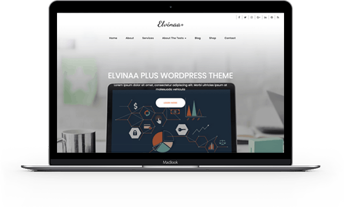 Elvinaa Plus Free WordPress Theme 3