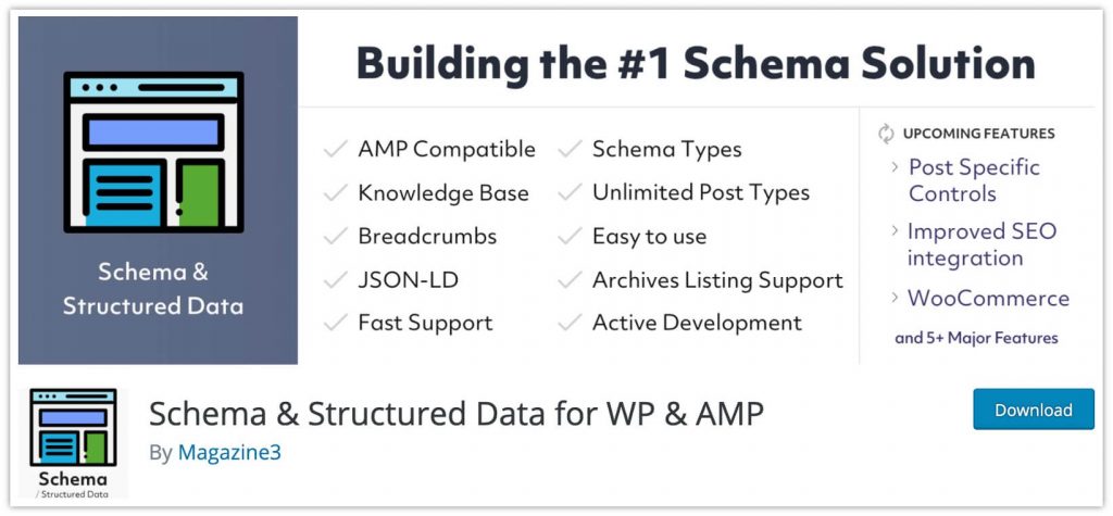 Schema & Structured Data for WP & AMP Plugin