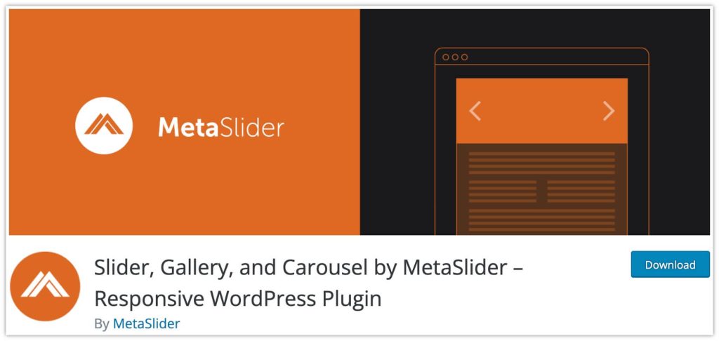 MetaSlider plugin