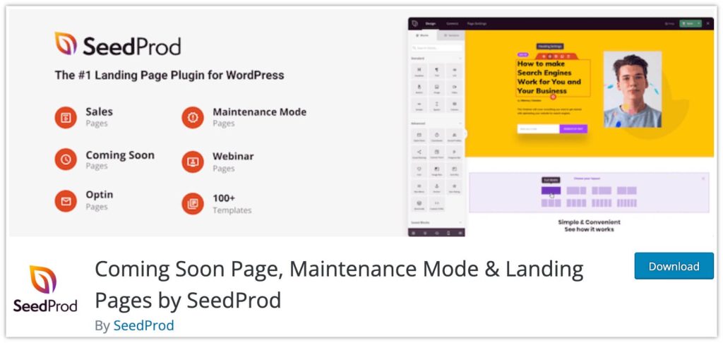 SeedProd plugin