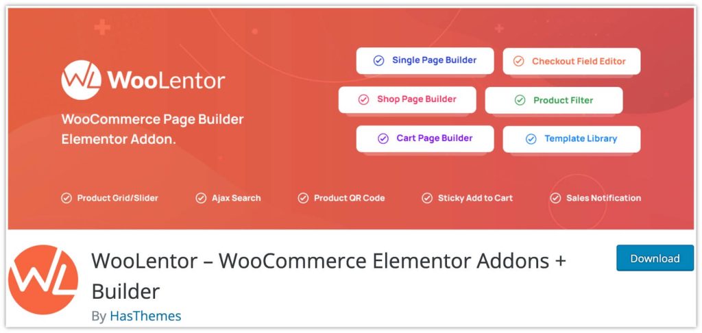 WooLentor – WooCommerce Elementor Addons + Builder