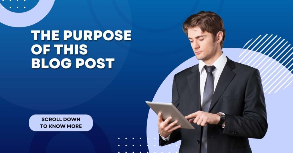 purpose of the blog