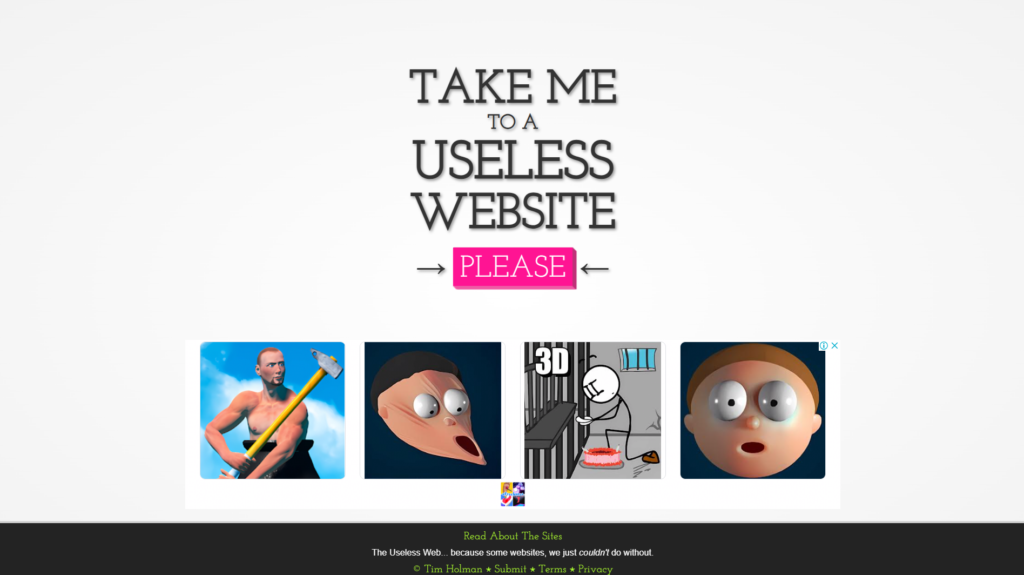 The Useless Website