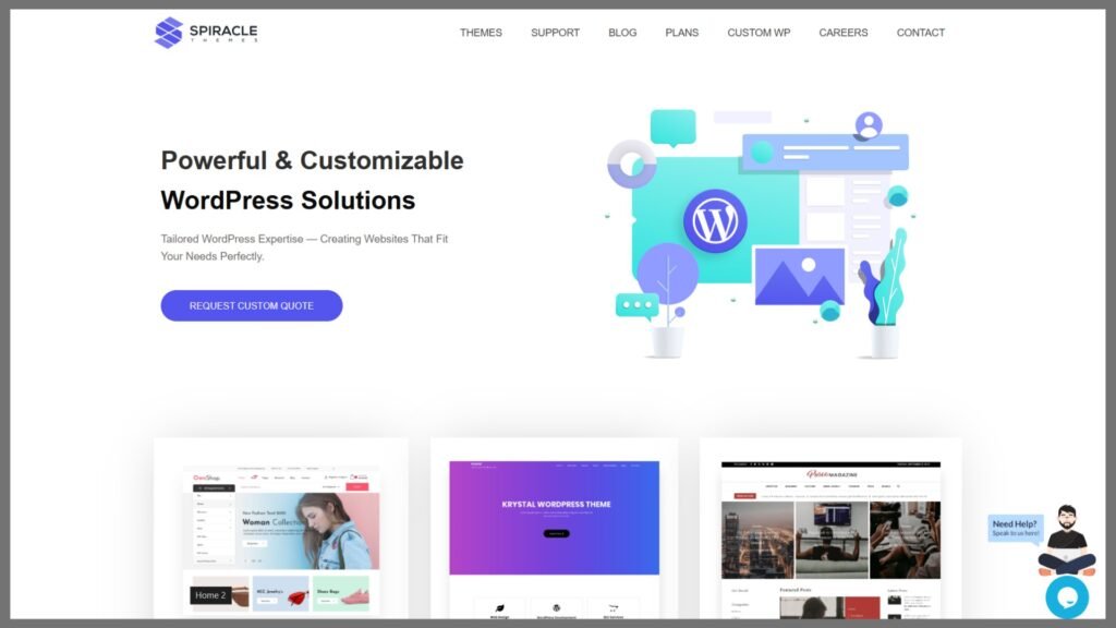 Ecommerce Website Development Company: Spiracle Themes