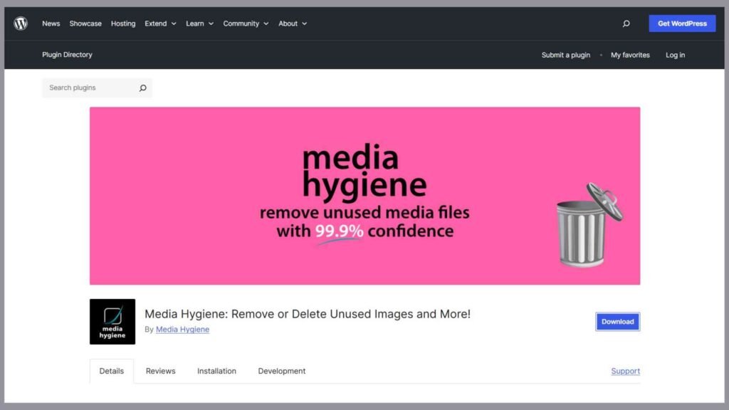 Installation Steps of Media Hygiene WordPress Plugin