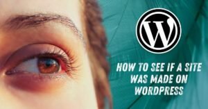 How to See If a Site Was Made on WordPress featured image