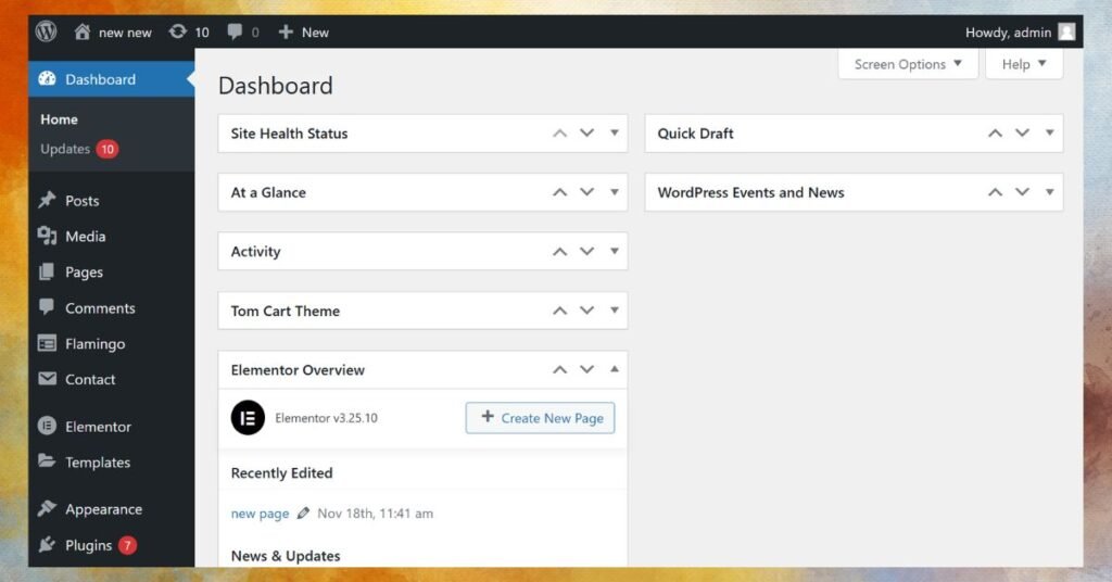 Log in to Your WordPress Admin Dashboard