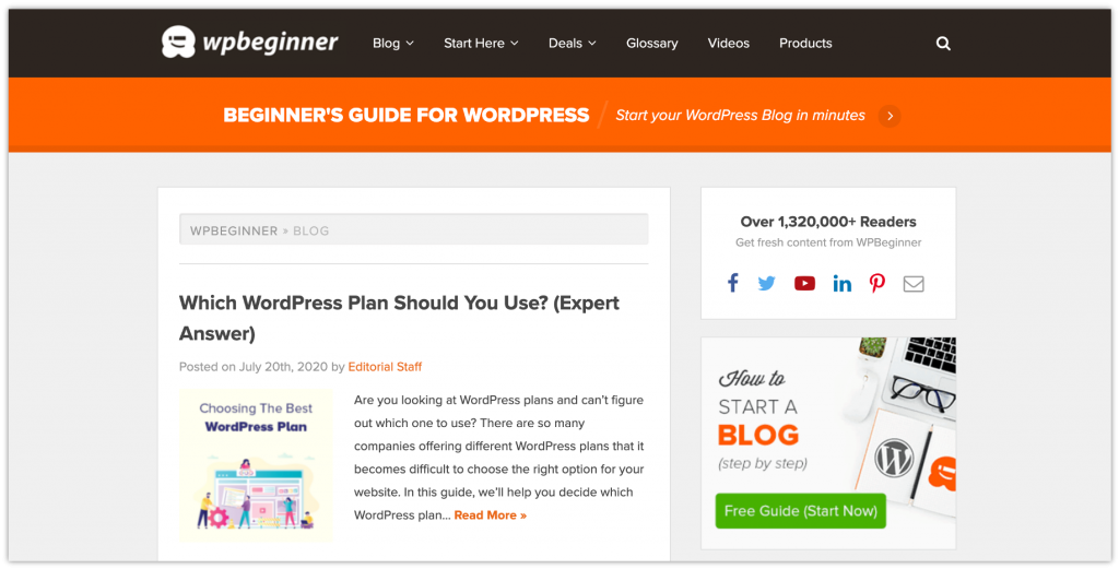 list of best WordPress blogs