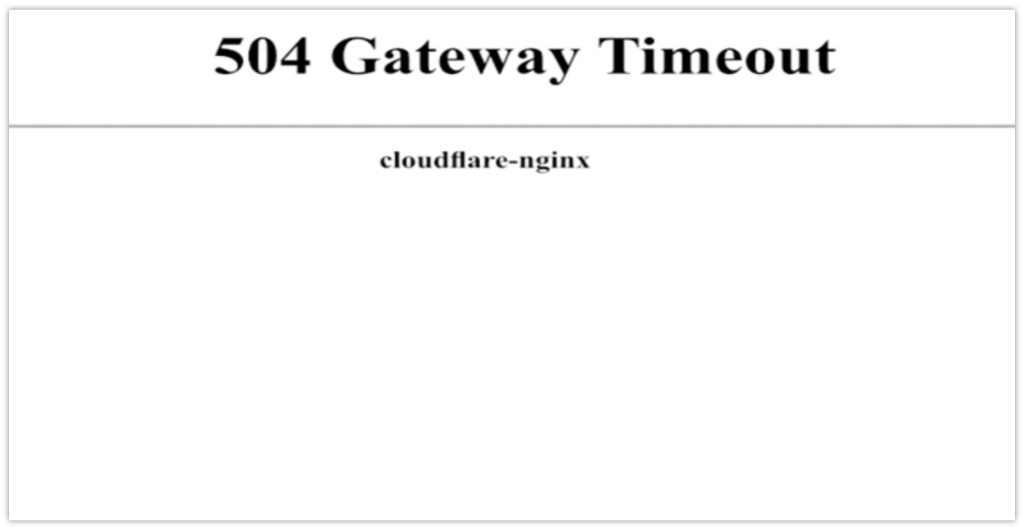 gateway timeout meaning