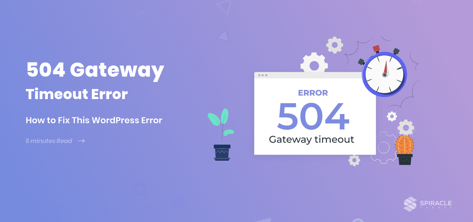 504 gateway timeout error in WordPress
