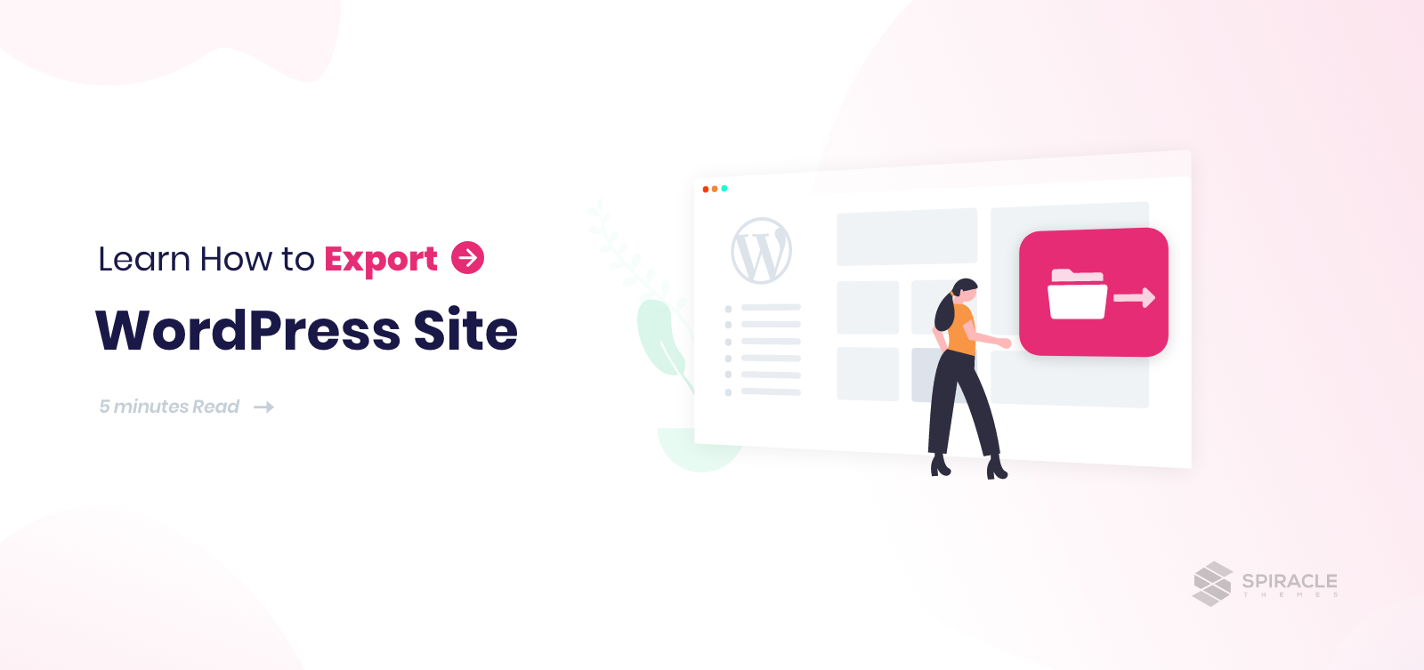 how to export a WordPress site
