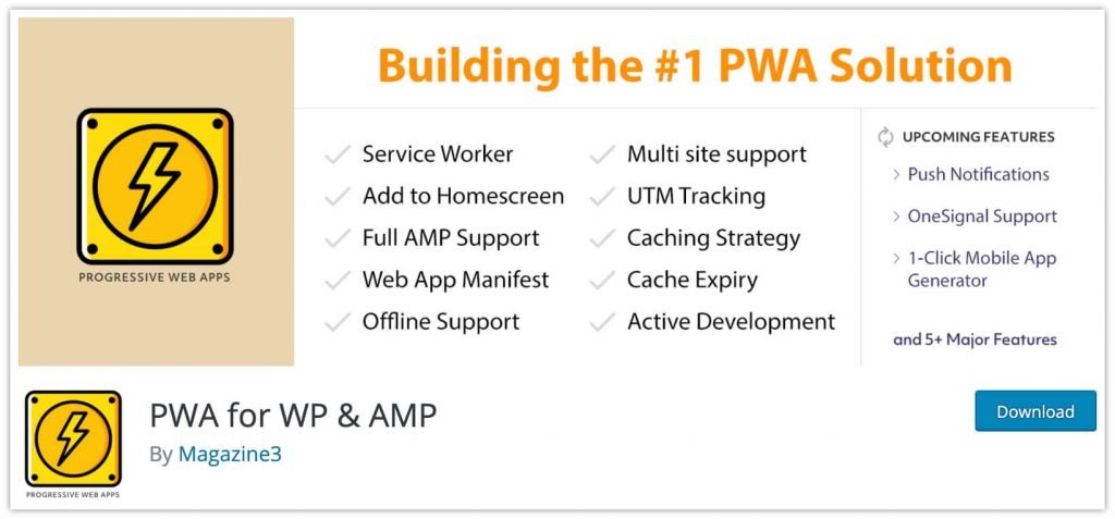PWA for WP and AMP Plugin