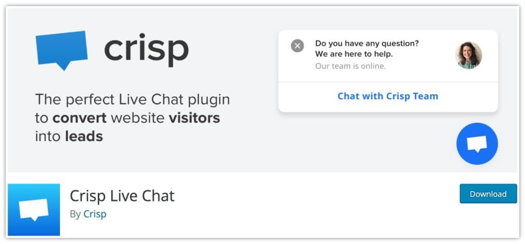 Crisp Live Chat Plugin