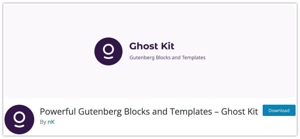 Ghost Kit Gutenberg Blocks Plugin