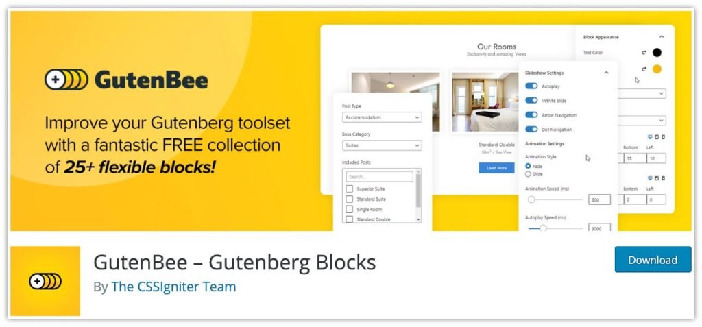 GutenBee Gutenberg Blocks Plugin