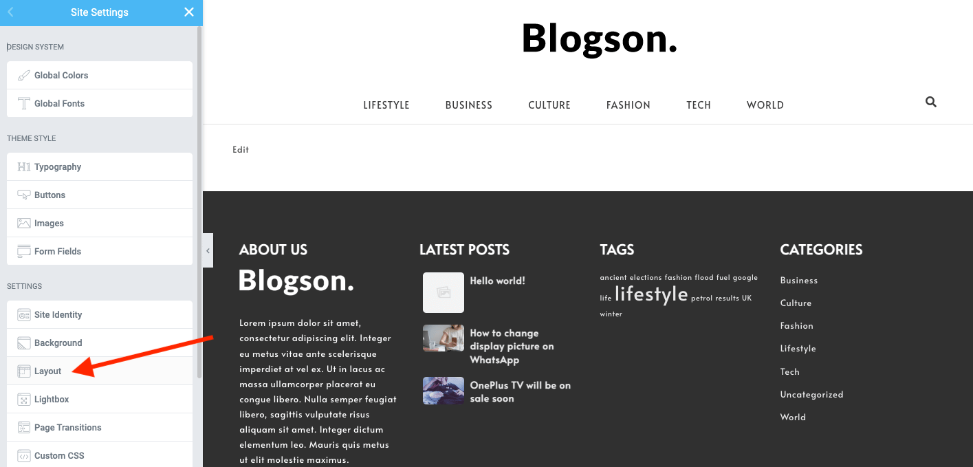 Blogson Documentation 4