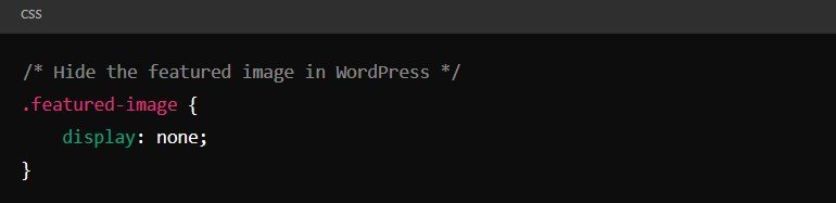 Effortlessly Hide Featured Image in WordPress: Tips and Tricks 4 Method 2 c