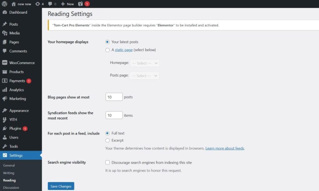 How to Remove Noindex Tags in WordPress for Better SEO in 2024 4 Reading setting WP