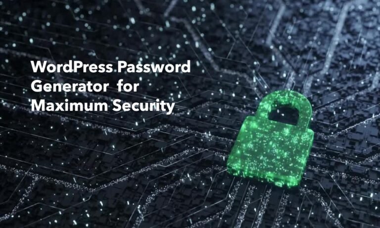 How to Use a WordPress Password Generator Effectively for Maximum Security