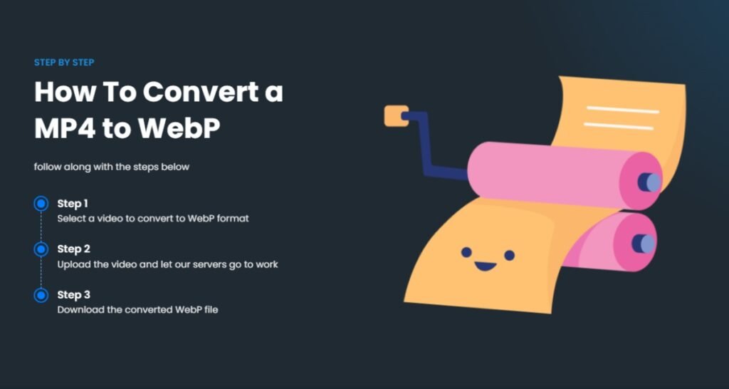How to Convert MP4 into WEBP efficiently : A Step-by-Step Tutorial 4 TinyWow Steps