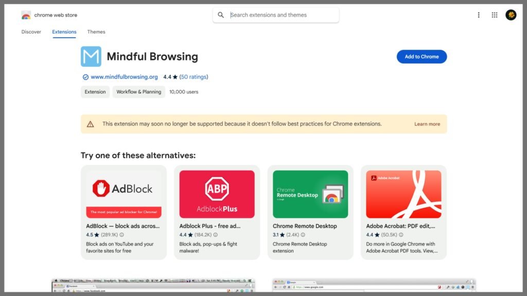 Mindful Browser