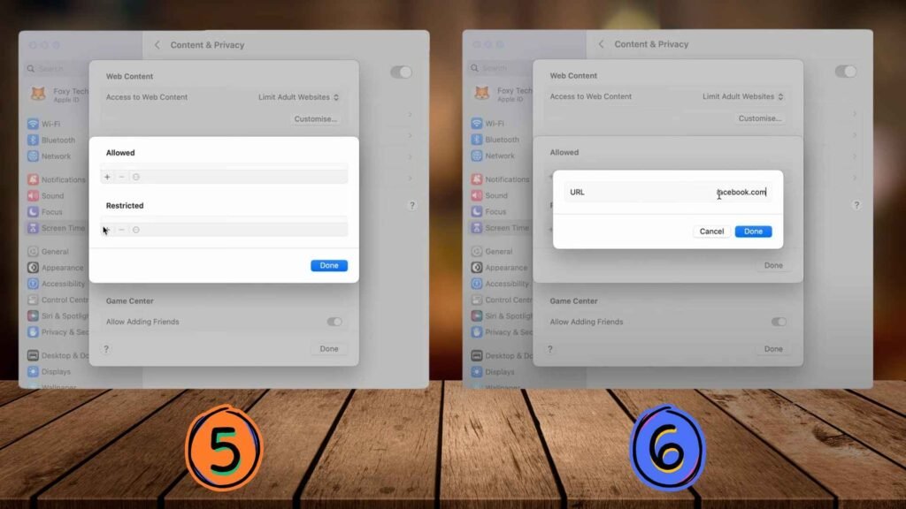 How to Block a Website on Safari in Just a Few Easy Steps 7 Click on the + below Restricted to add a website.