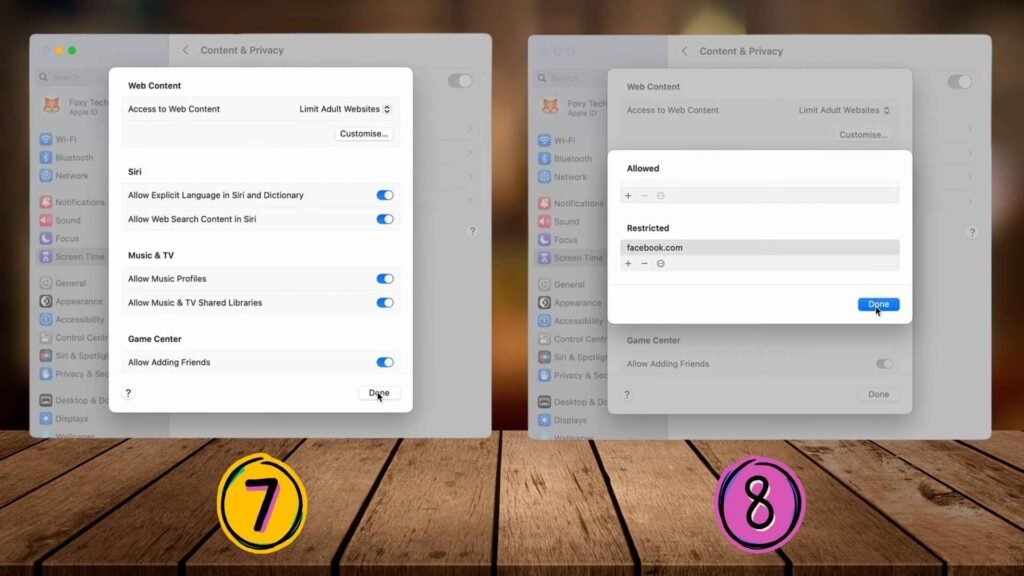 How to Block a Website on Safari in Just a Few Easy Steps 8 After adding site click on Done, then again on Done.