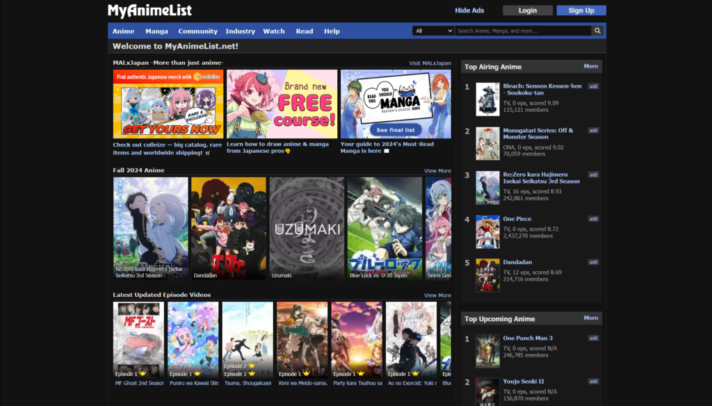 Top 10 Free Anime Websites to Watch Your Favourite Series Online 7 MyAnimeList