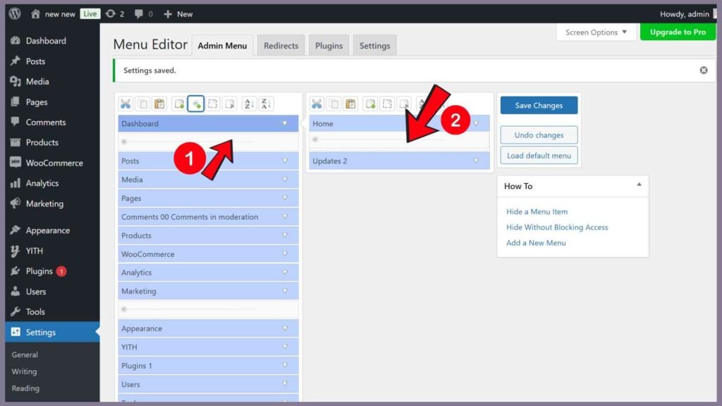 WordPress Admin Menu Add Separator to Submenu: Simplify Your Navigation 5 Adjust Menu Order