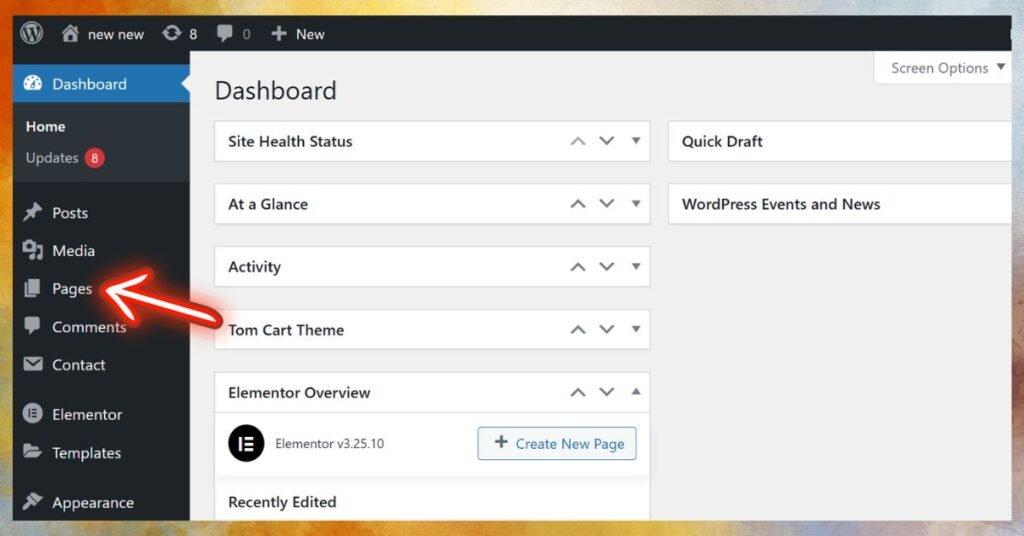 Best Way to Know How to Change a WordPress Site Page Link 2 Access the Page