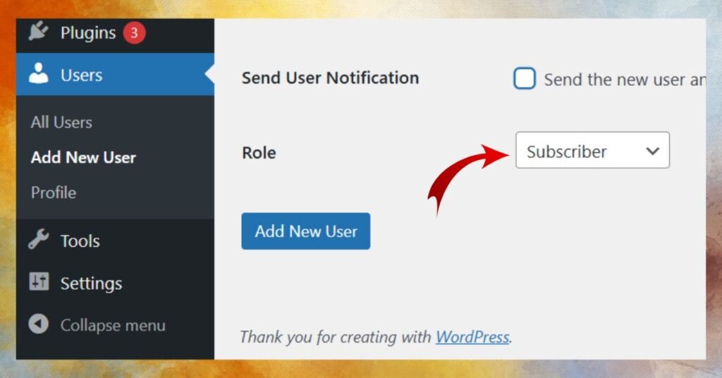 How to Add New Members on Website to WordPress Effectively in Minutes Easily 5 4. Assign a Role