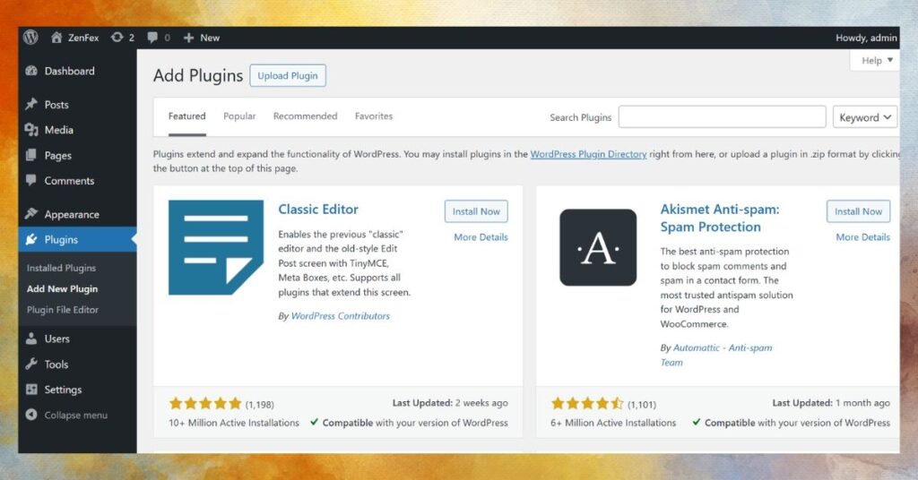 Quick and Easy Steps on How to Create a WordPress Site 7 Step 7: Install Essential Plugins