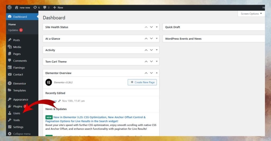 How to Add New Members on Website to WordPress Effectively in Minutes Easily 2 1. Log in to WordPress Admin Dashboard