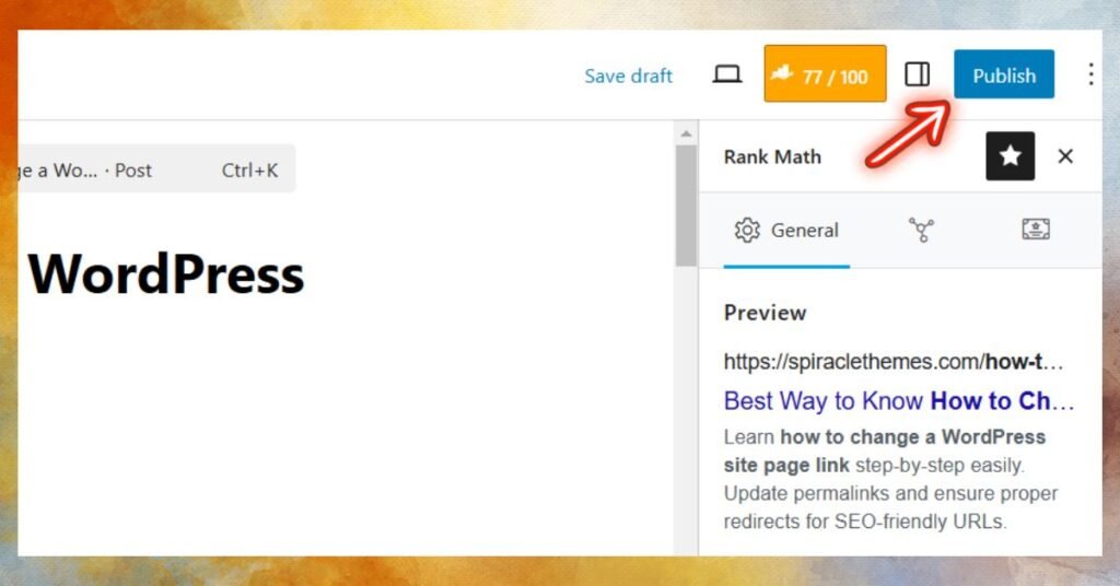 Best Way to Know How to Change a WordPress Site Page Link 4 Save the Changes