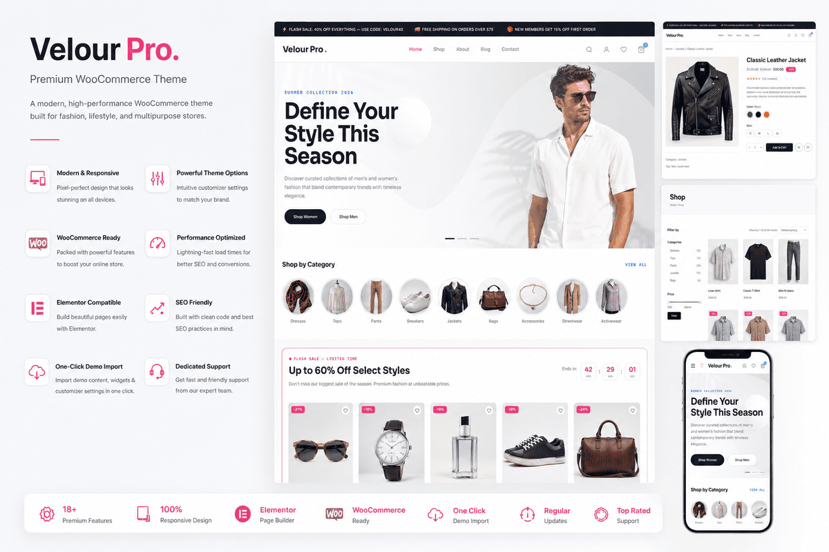 Velour Pro Pro Dashboard