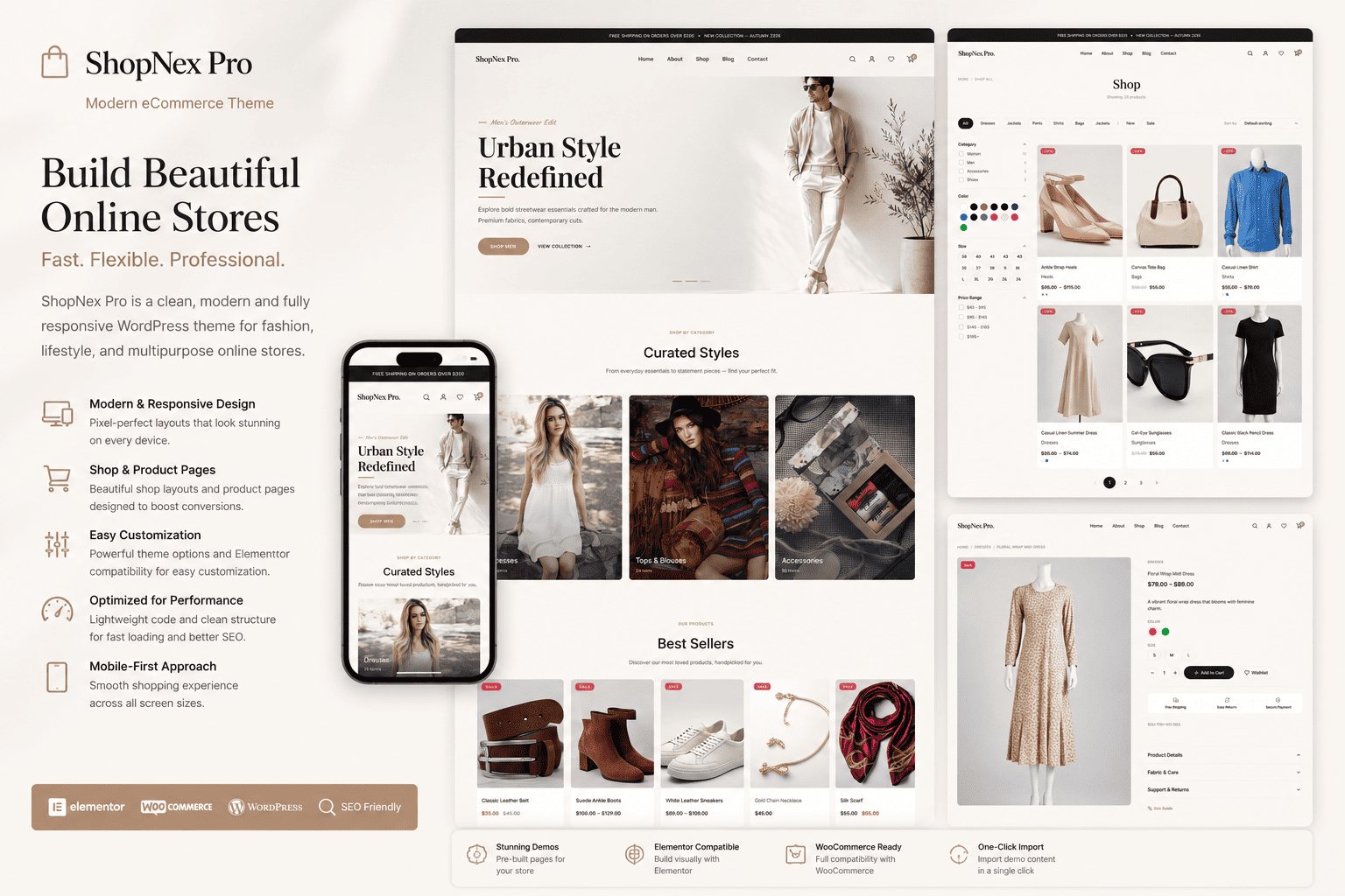 ShopNex Pro Pro Dashboard