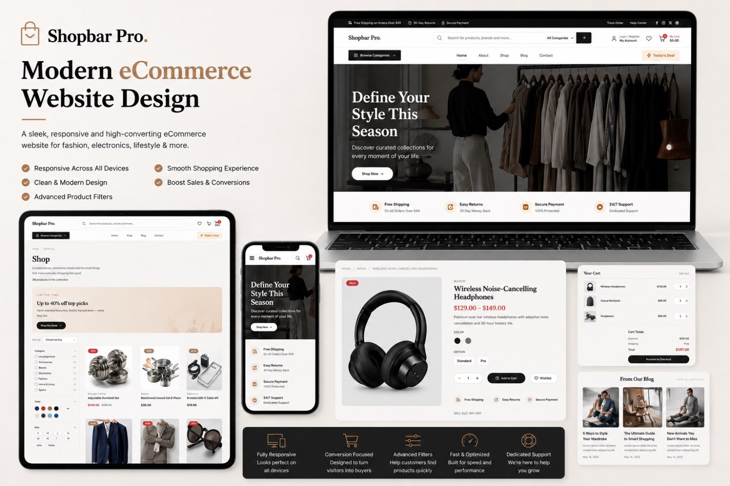 ShopBar Pro Pro Dashboard